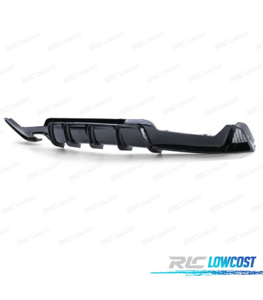 DIFUSOR BMW F32 F33 F36 13-20 COUPÉ CABRIO M PERFORMANCE PRETO BRILHANTE ABS