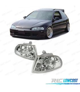 PISCAS FRONTAIS HONDA CIVIC 91-95 FUNDO CROMADO