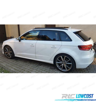 EMBALADEIRAS LATERAIS AUDI A3 8V SPORTBACK 12-16 LOOK S LINE