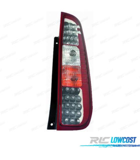 FAROLINS TRASEIROS LED FORD FIESTA 02-08 VERMELHO