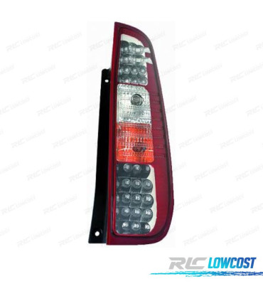 FAROLINS TRASEIROS LED FORD FIESTA 02-08 VERMELHO