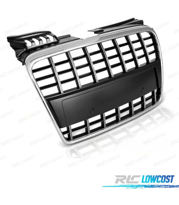 GRELHA AUDI A4 B7 04-07 LOOK S LINE CROMADO