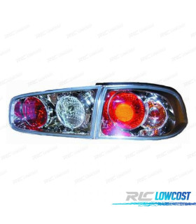 FAROLINS TRASEIROS RENAULT LAGUNA 01-05 CROMADO