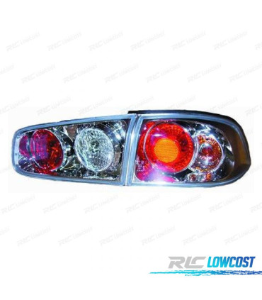 FAROLINS TRASEIROS RENAULT LAGUNA 01-05 CROMADO