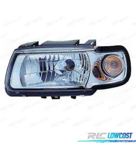 FARÓIS VOLKSWAGEN VW POLO 95-98 FUNDO CROMADO