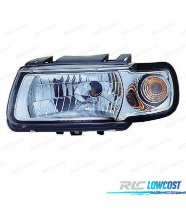 FARÓIS VOLKSWAGEN VW POLO 95-98 FUNDO CROMADO