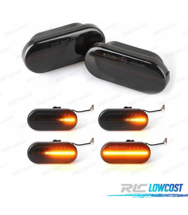 PISCAS NISSAN OPEL MOVANO VIVARO RENAULT CLIO MEGANE TWINGO SCENIC LATERAIS LED DINAMICOS FUMADOS