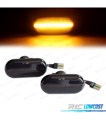 PISCAS NISSAN OPEL MOVANO VIVARO RENAULT CLIO MEGANE TWINGO SCENIC LATERAIS LED DINAMICOS FUMADOS