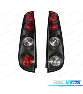 FAROLINS TRASEIROS PARA FORD FIESTA 02-05 VERMELHO BRANCO LOOK LEXUS