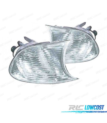 PISCAS FRONTAIS BMW E46 COUPE 01-03 CROMADO FOSCO