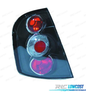 FAROLINS TRASEIROS SKODA FABIA 99-07 PRETO