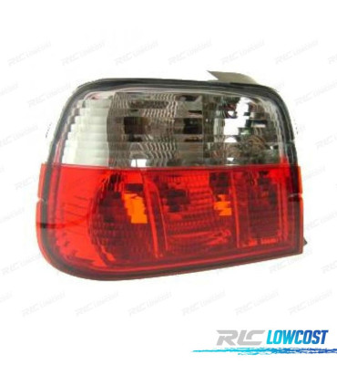 FAROLINS TRASEIROS BMW E36 COMPACT 90-97 VERMELHO BRANCO