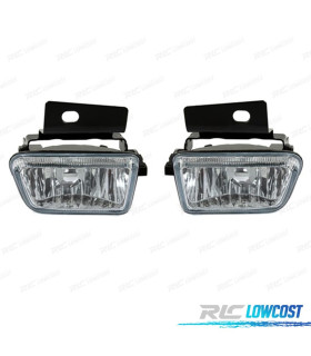 FARÓIS DE NEVOEIRO VOLKSWAGEN VW GOLF 2 83-91 FUNDO CROMADO