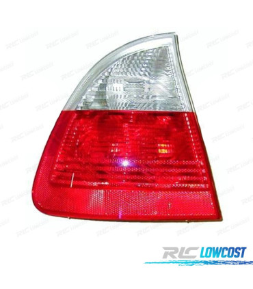 FAROLIM EXTERIOR ESQ BMW E46 TOURING 01-05 BRANCO VERMELHO