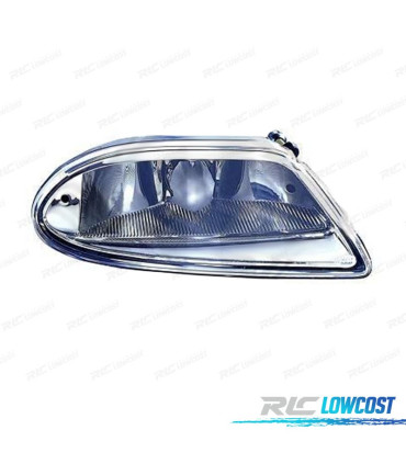 FAROL NEVOEIRO DIREITO PARA MERCEDES ML 163 FUNDO CROMADO