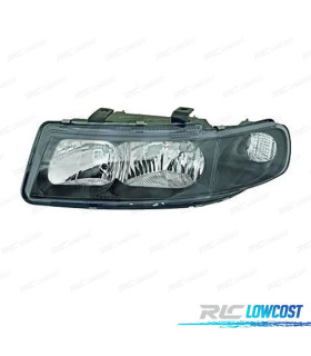 FAROL ESQ PARA SEAT LEON TOLEDO 99-05 FUNDO PRETO