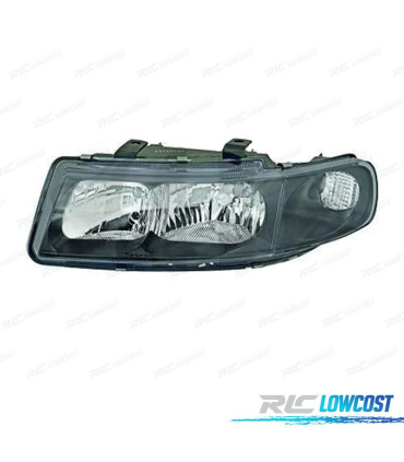 FAROL ESQ PARA SEAT LEON TOLEDO 99-05 FUNDO PRETO