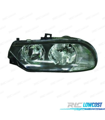 FAROL OPTICA ESQUERDA ALFA ROMEO 156 97-03 FUNDO PRETO