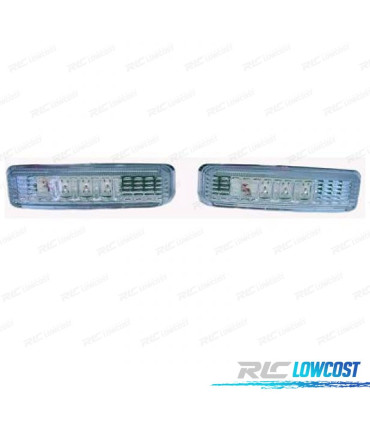 PISCAS LATERAIS LED BMW E39 95-03 FUNDO CROMADO