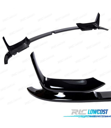 SPOILER LIP FRONTAL BMW F80 M3 F82 F83 M4 LOOK M PERFORMANCE PRETO BRILHANTE