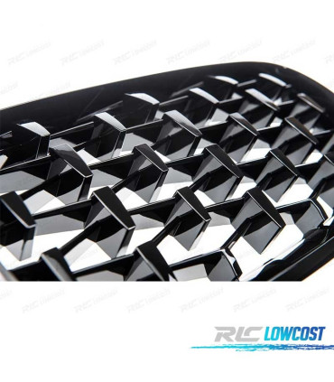 GRELHAS BMW X5 E70 X6 E71 07-14 DIAMANTE PRETO