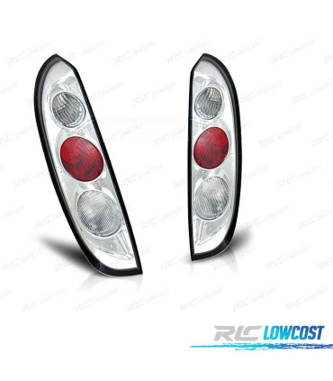 FAROLINS TRASEIROS OPEL CORSA C 00-06 CROMADO