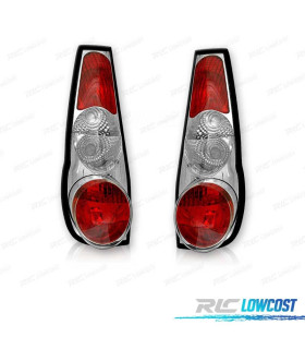 FAROLINS TRASEIROS FIAT PUNTO 93-99 CROMADO LOOK LEXUS