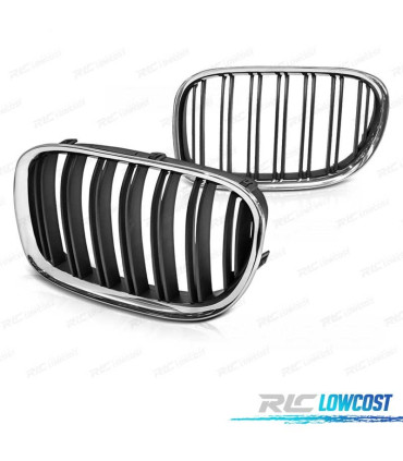 GRELHA FRONTAL BMW SERIE 7 F01 09-15 LOOK M CROMADO
