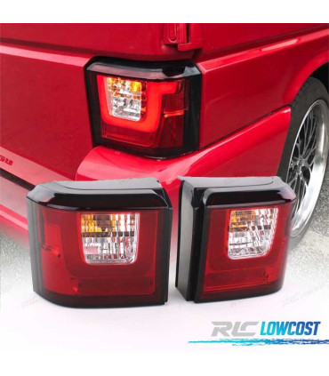 FAROLINS TRASEIROS LED VOLKSWAGEN VW T4 90-03.03 VERMELHO BRANCO