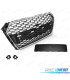 GRELHA FRONTAL AUDI A4 B9 15-19 LOOK RS4 CROMADO PRETO PDC