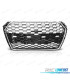 GRELHA FRONTAL AUDI A4 B9 15-19 LOOK RS4 CROMADO PRETO PDC