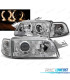 FARÓIS ANGEL EYES FIAT PUNTO 93-99 FUNDO CROMADO AUT.