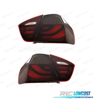 FAROLINS BMW E91 05-08 LED VERMELHO FUMADO ESCURO