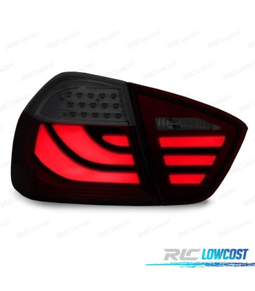 FAROLINS BMW E91 05-08 LED VERMELHO FUMADO ESCURO