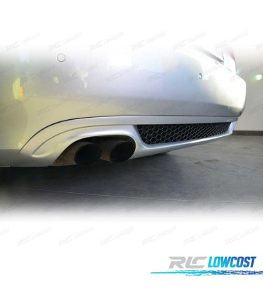 DIFUSOR PÁRA-CHOQUES TRASEIRO AUDI A5 07-11 DUPLA SAIDA ESQUERDA