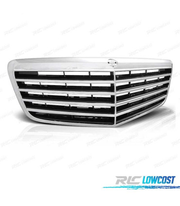 GRELHA FRONTAL MERCEDES CLASE E W211 07-09 PRETA CROMADA