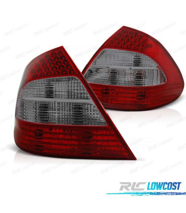 FAROLINS LED PARA MERCEDES CLASSE E W211 02-06 VERMELHO CINZENTO
