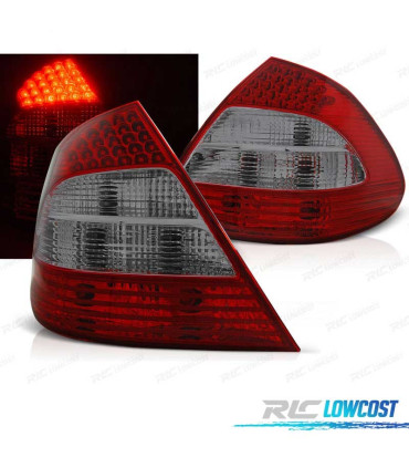 FAROLINS LED PARA MERCEDES CLASSE E W211 02-06 VERMELHO CINZENTO