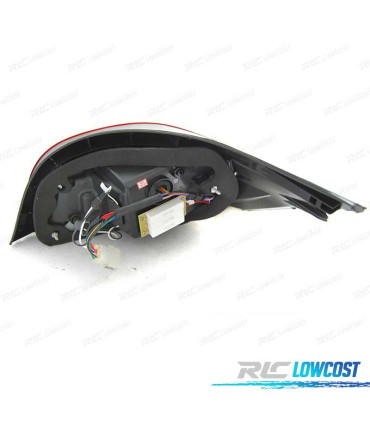 FAROLINS TRASEIROS BMW E60 LCI 07-09 FULL LED BAR FUMADO ESCURECIDO