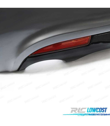 PARA-CHOQUES TRASEIRO VOLKSWAGEN VW SCIROCCO 08-14 LOOK R COM PDC DIFUSOR DUPLA SAIDA
