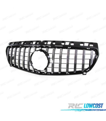 GRELHA FRONTAL MERCEDES CLASE A W176 GT 12-15 PRETO CROMADO