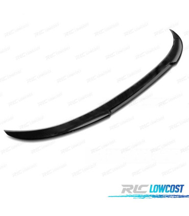 SPOILER TRASEIRO LIP BMW SERIE 4 F33 F83 CABRIO 13-18 LOOK M4 PRETO BRILHANTE