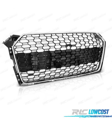 GRELHA AUDI A5 19- CROMADO PRETO BRILHANTE LOOK RS5