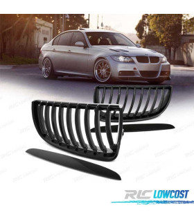 GRELHAS FRONTAIS BMW E90 E91 05-08 PRETO BRILHANTE