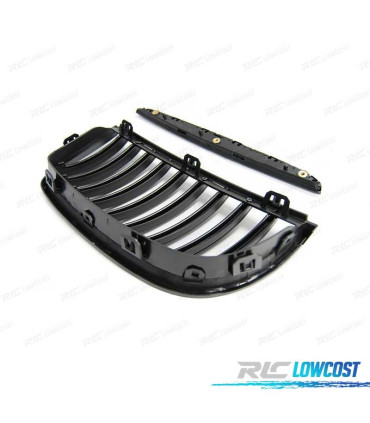 GRELHAS FRONTAIS BMW E90 E91 05-08 PRETO BRILHANTE