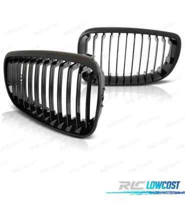 GRELHAS FRONTAIS BMW E81 E87 E82 E88 LOOK M PERFORMANCE PRETO BRILHANTE 07-11