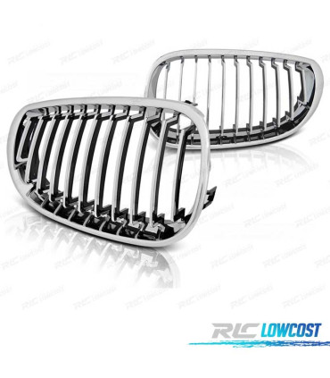 GRELHAS FRONTAIS BMW E60 E61 03-10 CROMADO
