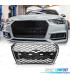 GRELHA FRONTAL AUDI A4 B9 15-19 CROMO PRETO LOOK RS4