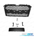 GRELHA FRONTAL AUDI A4 B9 15-19 CROMO PRETO LOOK RS4