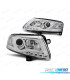 FARÓIS OPTICAS AUDI A6 C6 04-08 LUZ DIURNA DRL LED CROMADO